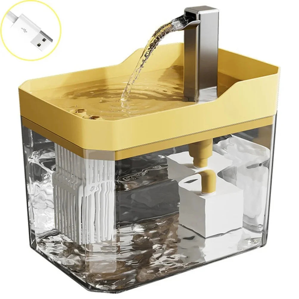 Fontaine à eau avec filtre, distributeur à recirculation automatique
