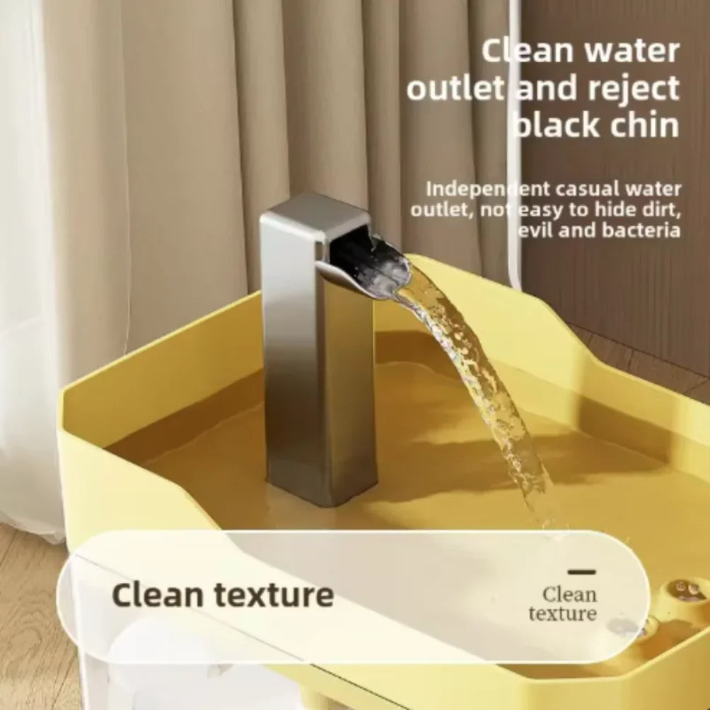 Fontaine à eau avec filtre, distributeur à recirculation automatique