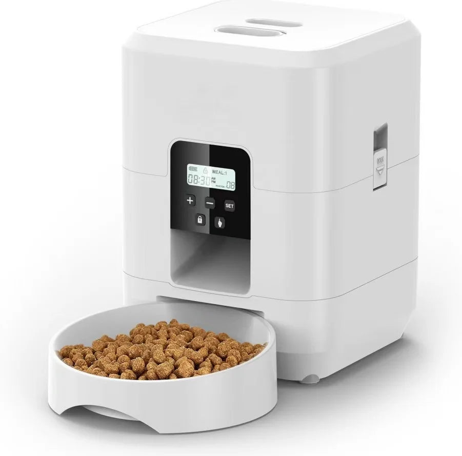 Distributeur automatique intelligent 2L, avec ou sans WIFI, programmation des repas, alerte niveau de nourriture