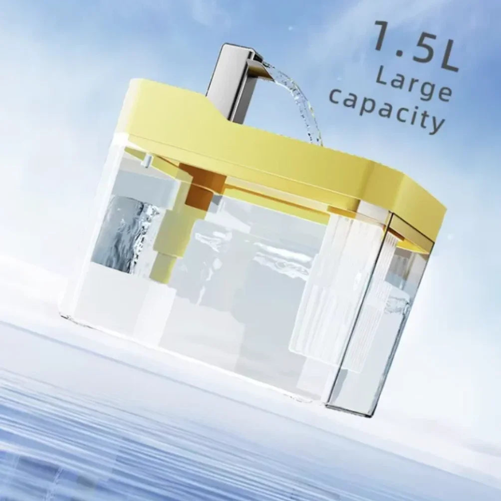 Fontaine à eau avec filtre, distributeur à recirculation automatique