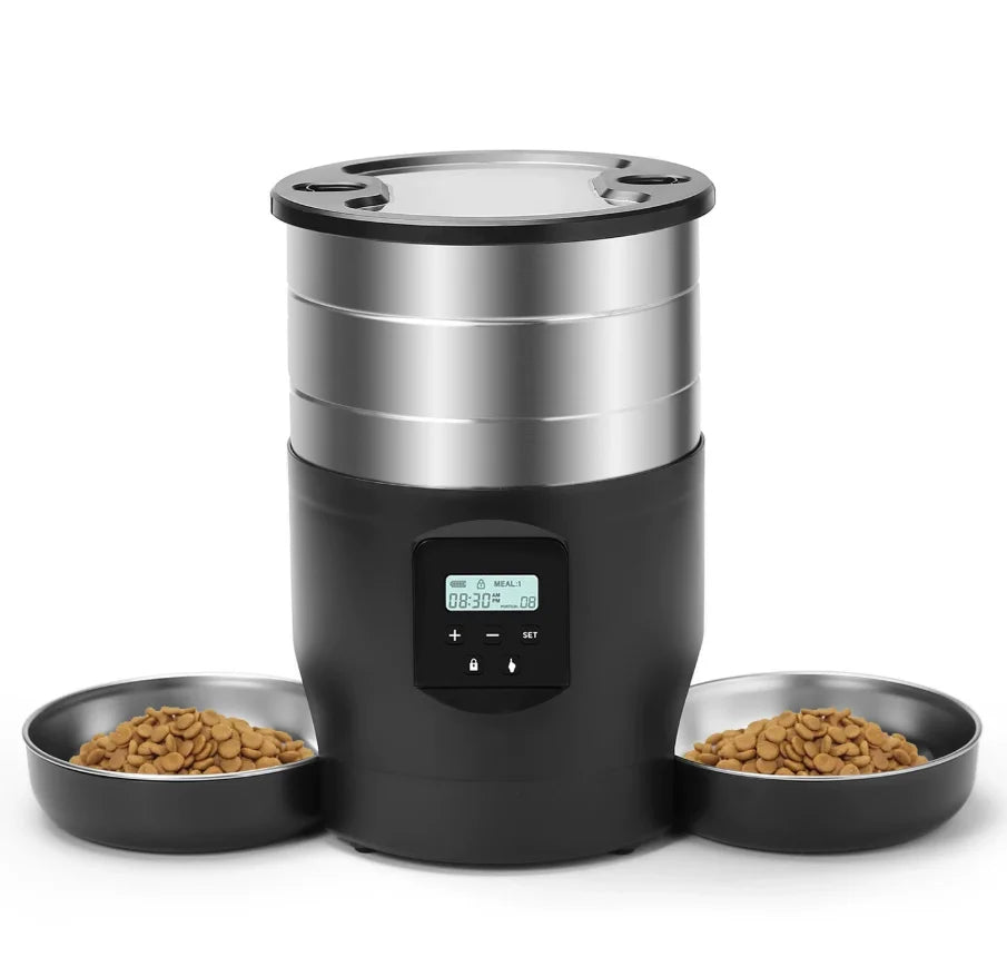 Distributeur de croquettes intelligent, version wifi/bouton