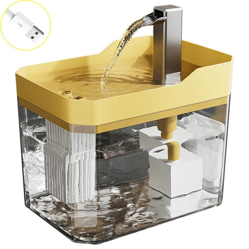 Fontaine à eau avec filtre, distributeur à recirculation automatique