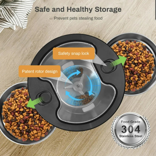 Distributeur de croquettes intelligent, version wifi/bouton