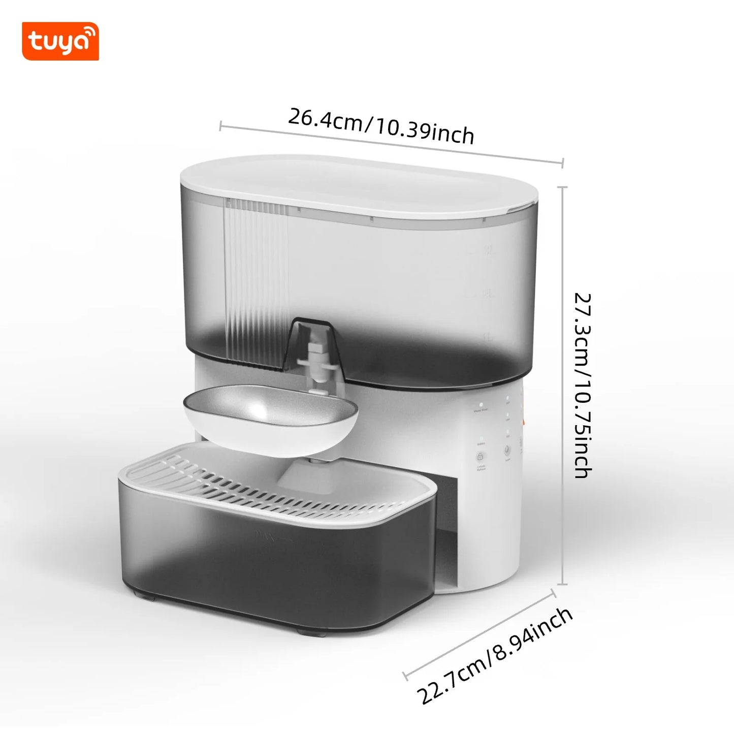 Fontaine à eau automatique avec radar de détection