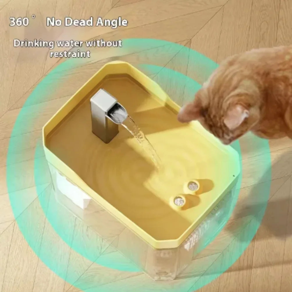 Fontaine à eau avec filtre, distributeur à recirculation automatique