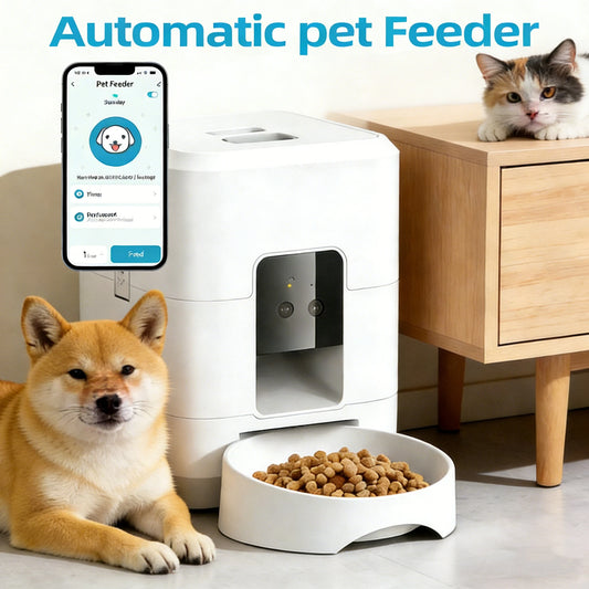 Distributeur automatique intelligent 2L, avec ou sans WIFI, programmation des repas, alerte niveau de nourriture