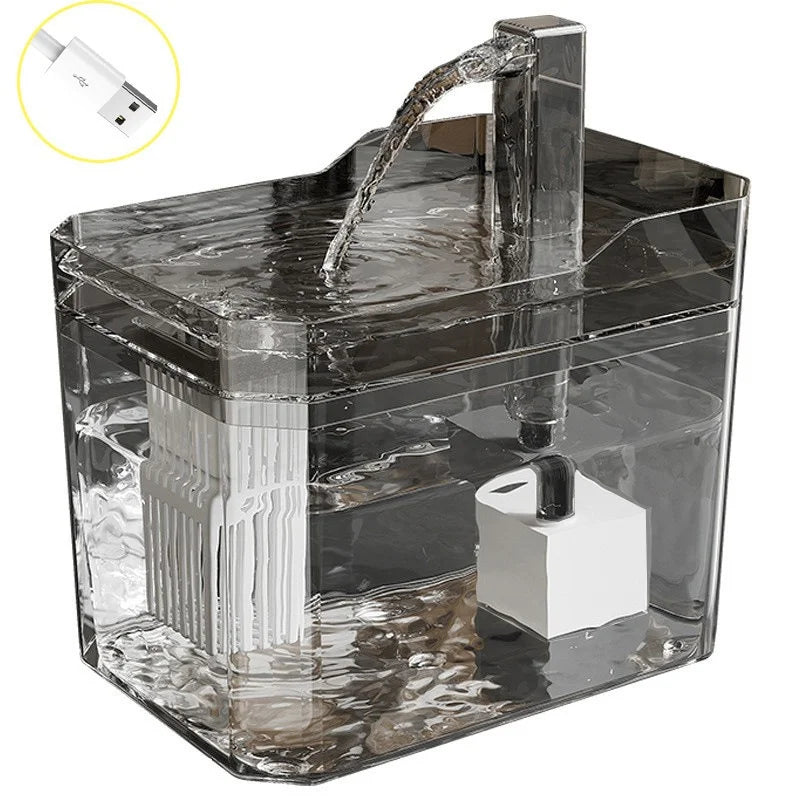 Fontaine à eau avec filtre, distributeur à recirculation automatique