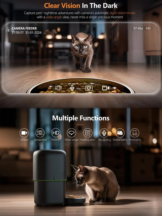Distributeur automatique intelligent programmable, WIFI, caméra 1080P